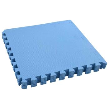 ARDEBO.de - Pool Bodenschutzmatte 6 stk. Blau 2,16 ? EVA-Schaum
