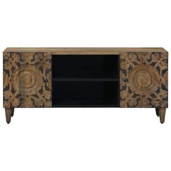 TV-Schränk Braun 105 x 33,5 x 46 cm Massivholz Mango