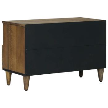 TV-Schränk Braun 70 x 33,5 x 46 cm Massivholz Mango
