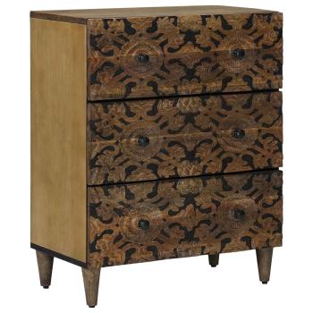 ARDEBO.de - Aufbewahrungs-Sideboard Braun 60 x 33,5 x 75 cm