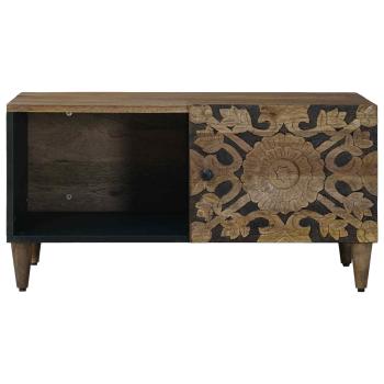 Couchtisch Braun 80 x 50 x 40 cm Massivholz Mango
