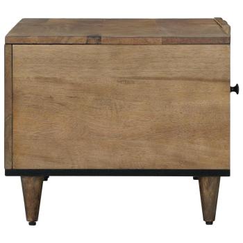 Couchtisch Braun 80 x 50 x 40 cm Massivholz Mango