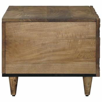 Couchtisch Braun 80 x 50 x 40 cm Massivholz Mango