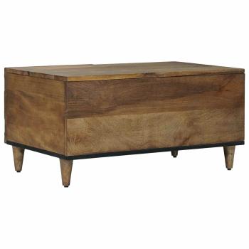 Couchtisch Braun 80 x 50 x 40 cm Massivholz Mango