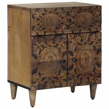 ARDEBO.de - Bettkasten Braun 50 x 33 x 60 cm Massivholz Mango