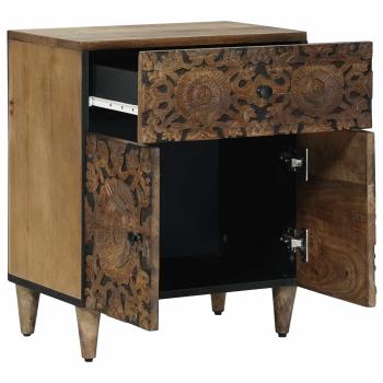 Bettkasten Braun 50 x 33 x 60 cm Massivholz Mango