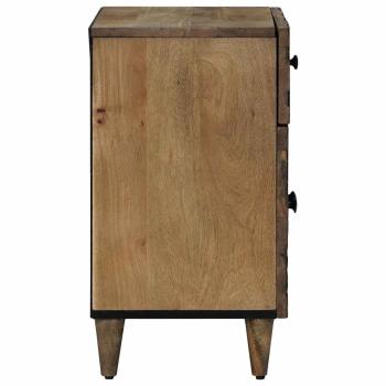 Bettkasten Braun 50 x 33 x 60 cm Massivholz Mango