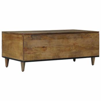 Couchtisch Braun 100 x 54 x 40 cm Massivholz Mango