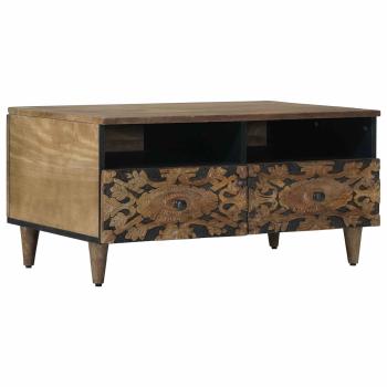 ARDEBO.de - Couchtisch Braun 80 x 54 x 40 cm Massivholz Mango
