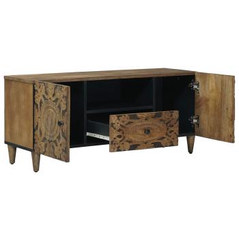 TV-Schr?nk Braun 105 x 33 x 46 cm Massivholz Mango