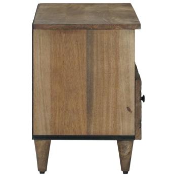 TV-Schränk Braun 80 x 33,5 x 46 cm Massivholz Mango