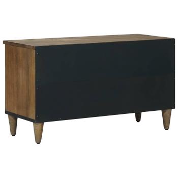 TV-Schränk Braun 80 x 33,5 x 46 cm Massivholz Mango