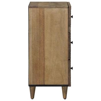 Sideboard Braun 40 x 33,5 x 75 cm Massivholz Mango