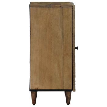 Sideboard mit Speicher Braun 40 x 33,5 x 75 cm Massivholz Mango