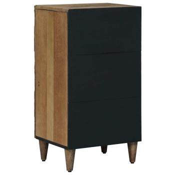 Sideboard mit Speicher Braun 40 x 33,5 x 75 cm Massivholz Mango