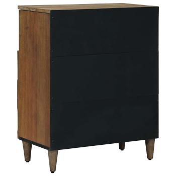 Sideboard mit Speicher Braun 60 x 33,5 x 75 cm Massivholz Mango