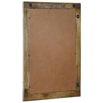 Wandspiegel Walnussbraun 70 x 50 cm Holzwerkstoff und Glas