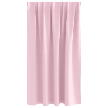 Verdunkelungs-Vorhänge mit Ringen 2 stk. Babyrosa 140 x 140 cm