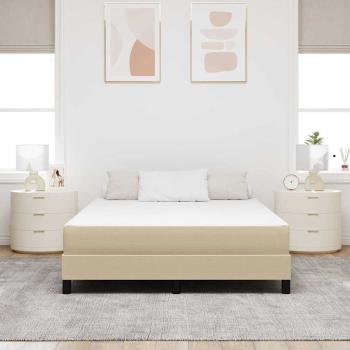 Bettmatratze mit Matratze Salbei 140 x 190 cm Stoff