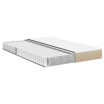 Bettmatratze mit Matratze Salbei 140 x 190 cm Stoff