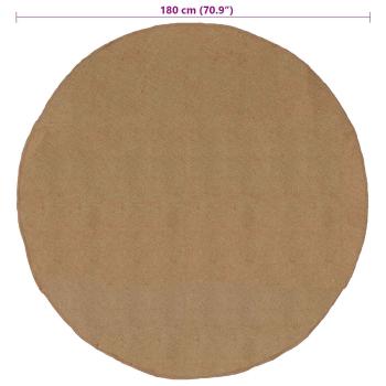 Bereichsteppiche Natur Ø 180 cm Jute