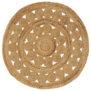 ARDEBO.de - Bereichsteppiche Natur Ø 90 cm Jute