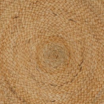 Bereichsteppiche Natur Ø 90 cm Jute