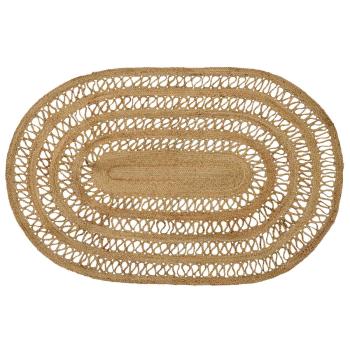 ARDEBO.de - Bereichsteppich Natur 122 x 183 cm Jute