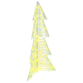Weihnachtsbaum 100 LEDs Warmes Weiß 120 cm PET