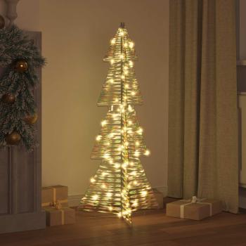 Weihnachtsbaum 100 LEDs Warmes Weiß 120 cm PET