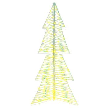 Weihnachtsbaum 160 LEDs Warmes Weiß 150 cm PET