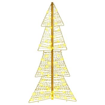 Weihnachtsbaum 100 LEDs Warmes Weiß 120 cm PET