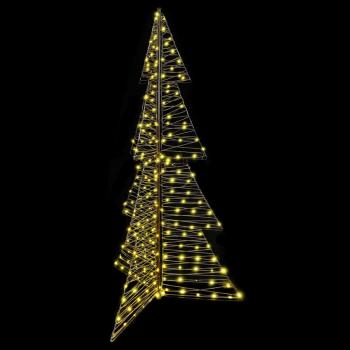 Weihnachtsbaum 240 LEDs Warmes Weiß 180 cm Rattan