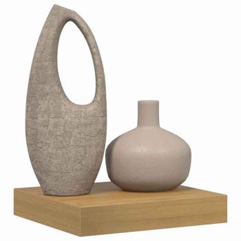 Wandregal Wandhalterung Braun 23 x 23,5 x 3,8 cm Holzwerkstoff
