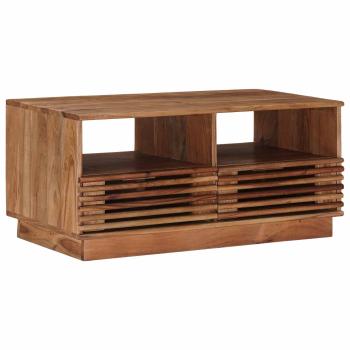 Handgefertigter Kaffeetisch Teakbraun 85 x 45,5 x 40 cm