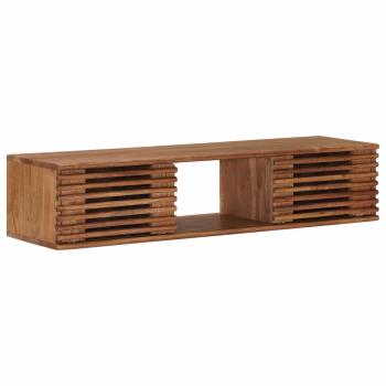 ARDEBO.de - TV-Schränk mit Speicher mit Tür Natur 105 x 30 x 22,5 cm