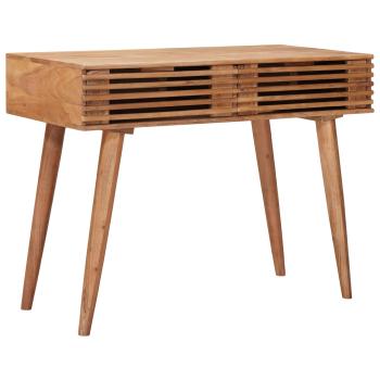 ARDEBO.de - Handgemachter Schreibtisch Teakbraun 100 x 48 x 76 cm