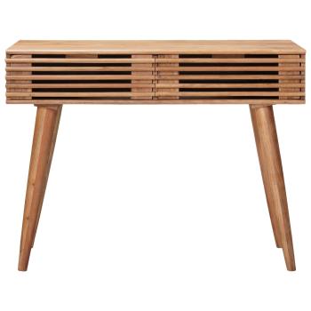 Handgemachter Schreibtisch Teakbraun 100 x 48 x 76 cm