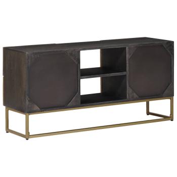 TV-Schränk mit Schubladen mit Regal Messing 105 x 30 x 50 cm