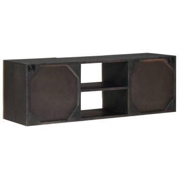 TV-Schränk mit Regal mit Speicher Messing 105 x 30 x 35 cm