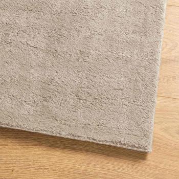 Mittlerer Flor weicher und waschbarer Teppich HUARTE Sand