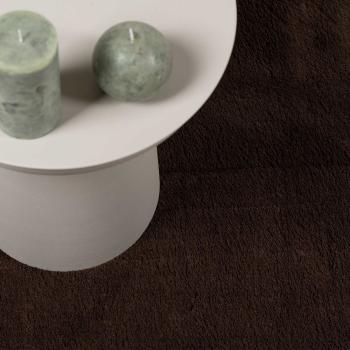 Mittlerer Flor weicher und waschbarer Teppich HUARTE Braun