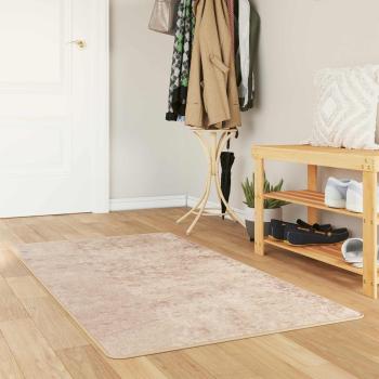 ARDEBO.de - Teppichläufer MARSA Beige 80 x 200 cm Polyester und PVC