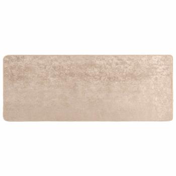 Teppichläufer MARSA Beige 80 x 200 cm Polyester und PVC