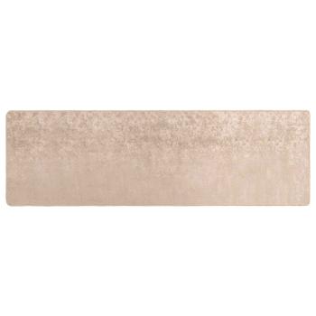 Teppichl?ufer MARSA Beige 80 x 250 cm Polyester und PVC