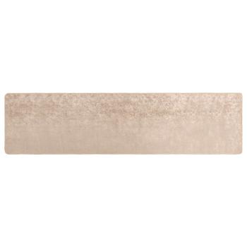 Teppichläufer MARSA Beige 80 x 400 cm Polyester und PVC