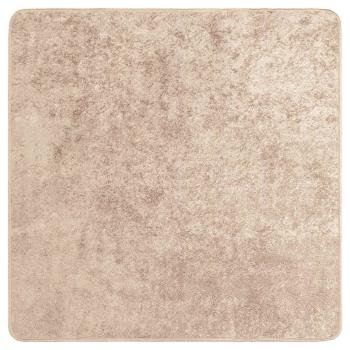 Teppichläufer MARSA Beige 100 x 100 cm Polyester und PVC