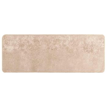 Teppichläufer MARSA Beige 100 x 250 cm Polyester und PVC