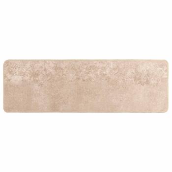 Teppichläufer MARSA Beige 100 x 350 cm Polyester und PVC