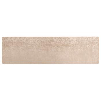 Teppichläufer MARSA Beige 100 x 400 cm Polyester und PVC